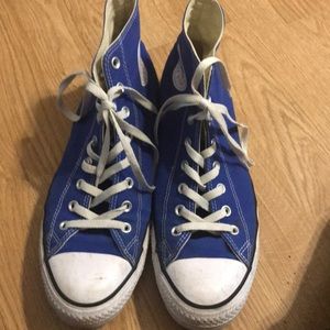 Blue Hi-Top Chuck Taylor’s 130123F M12 W14